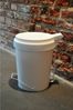 Authentics Tip Treteimer 15 L, Abfalleimer, Papierkorb, Polypropylen, V2A, Weiß, 1087198 Bild 5