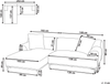 Ecksofa STENUM Cord Hellbraun rechtsseitig Bild 2