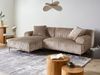 Ecksofa STENUM Cord Hellbraun rechtsseitig Bild 3