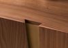 Sideboard Nussbaum-Echtholzfurnier 150x45x85 braun lackiert BUTTERFLY #108 Bild 5
