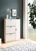 Schuhschrank Weiß 90x120x24 cm Schuhkipper Geschlossen Bild 2
