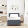 vidaXL Boxspringbett mit Kopfteil Dunkelgrau 200 x 90 cm Samt 3341505 Bild 3