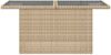 vidaXL Gartentisch mit Glasplatte Beige 100x55x73 cm Poly Rattan 366059 Bild 5