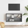 vidaXL TV-Schrank Grau Sonoma 80x31x39,5 cm Holzwerkstoff und Metall 848927 Bild 3