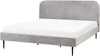 Bett mit Lattenrost Cord FLAYAT 180 x 200 cm Hellgrau Bild 4