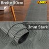 ANRO Läufer Velora Teppichläufer hochwertig Küchenteppich, Rechteckig, Höhe: 3 mm, Küchen- Flurläufer 100cm Wellen Anthrazit pflegeleicht Bild 3