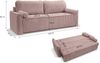 Schlafsofa (B/H/T: 225x96x93 cm) in Rosa Bild 5