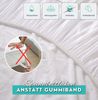 Matratzenauflage COZY Premium I 60x120, 70x140, 80x160, 90x200 Alavya Home®, Atmungsaktiv Wasserdichter Matratzenschoner Allergiker Matratzenschutz Bild 2