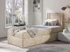 Boxspringbett 'Harlon Mini' rechts, beige 90x200 cm Bild 2