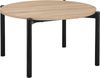 Home affaire Couchtisch Retiers (1-St), Gestell aus Metall schwarz, Tischplatte in Wildeiche Optik, Höhe 76 cm Bild 2