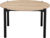 Home affaire Couchtisch Retiers (1-St), Gestell aus Metall schwarz, Tischplatte in Wildeiche Optik, Höhe 76 cm Bild 3