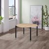 Home affaire Couchtisch Retiers (1-St), Gestell aus Metall schwarz, Tischplatte in Wildeiche Optik, Höhe 76 cm Bild 5