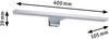 Paulmann No. 78938 HomeSpa LED Spiegelleuchte Evie IP44 Chrom 8W 3000K 40cm Bild 2