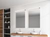 2er SET LED Badezimmer Wandleuchten Up-Down Chrom, Breite 60cm Bild 5