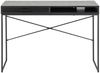 Schreibtisch >Carney< in Esche Schwarz aus Metall - 110x75x45cm (BxHxT) Bild 3