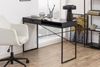 Schreibtisch >Carney< in Esche Schwarz aus Metall - 110x75x45cm (BxHxT) Bild 2