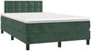 vidaXL Boxspringbett mit Matratze & LED Dunkelgrün 120x190 cm Samt 3270180 Bild 3