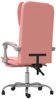 vidaXL Bürostuhl mit Liegefunktion Rosa Kunstleder, Drehbar [349623] Bild 5
