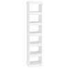 vidaXL Bücherregal/Raumteiler Weiß 40x30x198 cm 811637 Bild 2