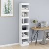 vidaXL Bücherregal/Raumteiler Weiß 40x30x198 cm 811637 Bild 3