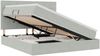 vidaXL LED-Speicherbett mit Matratze Hellgrau 160 x 200 cm Samt 3372675 Bild 2