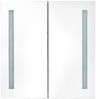 vidaXL LED-Bad-Spiegelschrank Glänzendes Schwarz 62 x 14 x 60 cm Bild 4