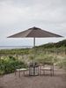 Gartensessel DK mit Armlehne aus Aluminium und Kunstrattan, modern skandinavisch, anthrazit, stapelbar Bild 2