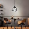 Käfig Design Hängelampe in schwarz für den Wohnraum VT-7141 Bild 2