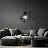 Käfig Design Hängelampe in schwarz für den Wohnraum VT-7141 Bild 4
