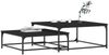 Couchtische, Sofatische 2 Stk. Schwarz Holzwerkstoff Bild 3