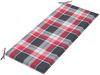 vidaXL Klappbare Gartenbank mit Auflage 118 cm Bambus 3063862 Bild 5