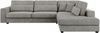 Freistehendes Ecksofa mit lose Kissen, L-form - SAVONA - rechts - Hellgrau Stoff Bild 5