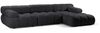 Micadoni Modulares Ecksofa Bellis 4-Sitzer Rechts Boucle Rolf Graphit Bild 2