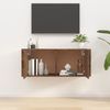 vidaXL TV-Wandschrank Räuchereiche 100x34,5x40 cm 816637 Bild 3