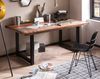 TABLES&Co Tisch 160x85 Altholz Bunt Metallgestell Schwarz Bild 2