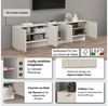 OTTO home Lowboard VELA, Höhe 60 cm, Breite 225 cm,Design mit schrägen Türen (1 St), Made in Italy, Maße-B/T/H: 225x35x60, Lowboard, TV-Board, TV-Kommode Bild 3