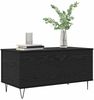 vidaXL Couchtisch Schwarz Eichen-Optik 90 x 44.5 x 45 cm Holzwerkstoff 879617 Bild 3