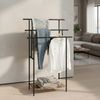 Relaxdays Industrial Handtuchständer mit Ablage Bild 5