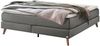 Beatriz Boxspringbett grau Eiche MassivholzPolyester 200cm x 140cm x 59cm Bild 1