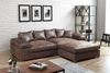 Big Sofa Megasofa Riesensofa AREZZO - Vintage Hellbraun inkl. Hocker Bild 2