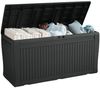 Keter Garten-Aufbewahrungsbox Comfy 270 L Anthrazit 447612 Bild 3