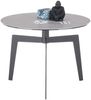 Beistelltisch >BUENA VISTA< in grau, Glas-Keramik/ Metall - 45x60cm (HxD) Bild 4