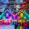 PRIISF LED Stripe RGBIC Permanente Lichterkette Garten Einbaustrahler Smart Beleuchtung, LED Dachrandbeleuchtung Trauflichter Dimmbar Lichterkette Weihnachten Bild 3