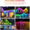 PRIISF LED Stripe RGBIC Permanente Lichterkette Garten Einbaustrahler Smart Beleuchtung, LED Dachrandbeleuchtung Trauflichter Dimmbar Lichterkette Weihnachten Bild 2