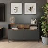 Kommode Marelle Anthrazit/Artisan 140 x 81.3 cm mit 2 Türen Vicco Bild 3