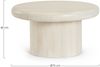 Couchtisch Lopez aus Mangoholz Ø 75 cm, Creme Bild 2