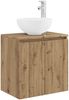 vidaXL Badezimmerschrank-Set 4 pcs Artisan-Eiche 100 x 14,5 x 70 cm 3406342 Bild 5