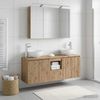 vidaXL Badezimmerschrank-Set 4 pcs Artisan-Eiche 100 x 14,5 x 70 cm 3406342 Bild 4