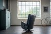 KAWOLA Sessel NAMA Relaxsessel drehbar Leder schwarz 111 x 86 x 78 cm Bild 5