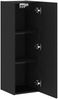 vidaXL Wand-TV-Schrank 2 pcs Schwarz Eichen-Optik 30,5 x 28,5 x 90 cm 862571 Bild 5